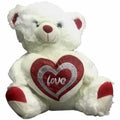 Large "Love" White Teddy Bear