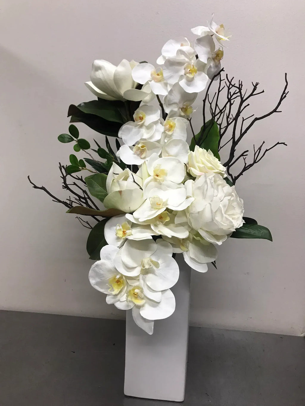 Silky White Orchid
