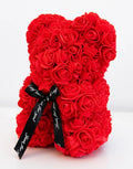 Red Artificial Rose Bear