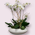 Modern Orchid Sculpture