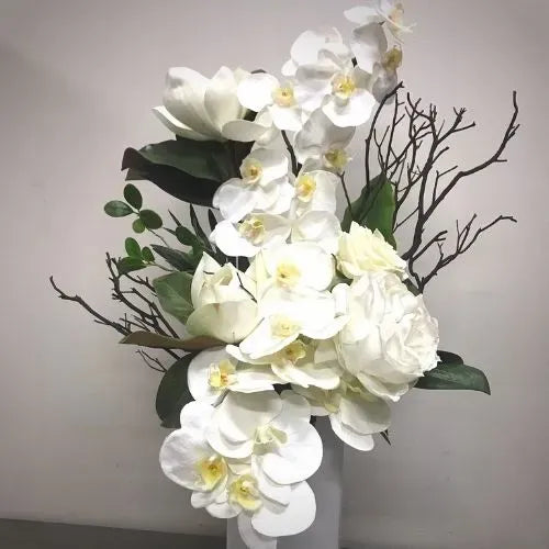 Silky White Orchid